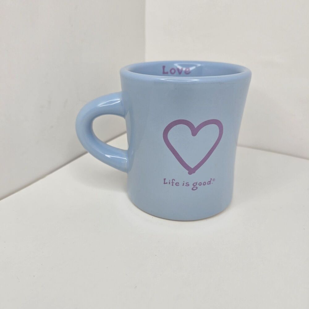 Good Home By Life Is Good Blue Diner Style Mug Do What You Like Like What You Do